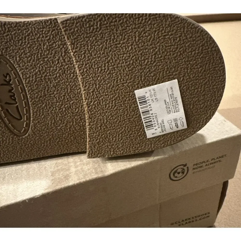Clarks Men's Bushacre 2 Chukka Boot Beeswax 11.5 wide 82286